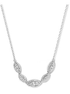 Naiomy halsketting zilver met zirconium