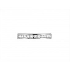 Gr2454 witgouden ring 18ct briljant 0.460ct