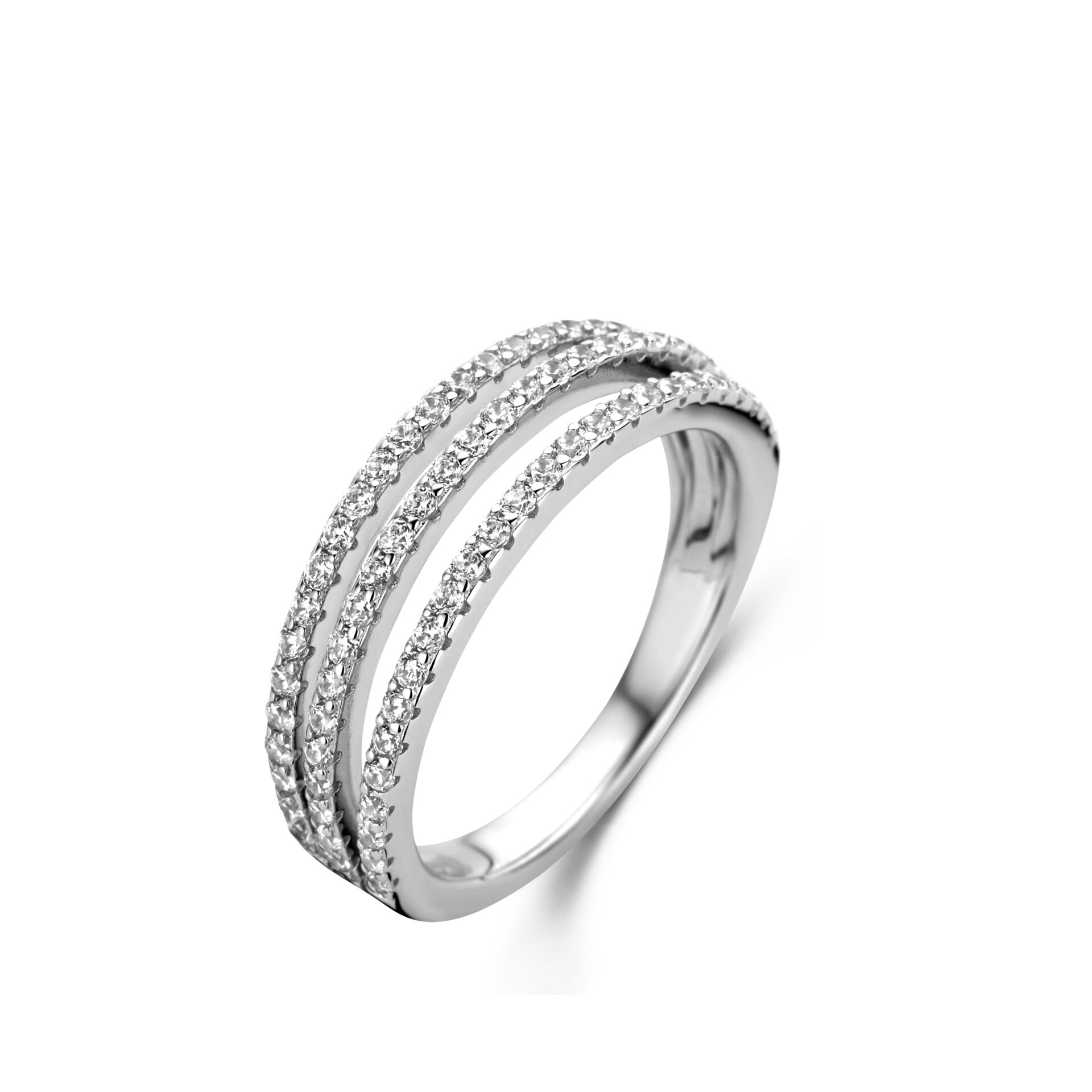 Naiomy Zilver ring  zirconium