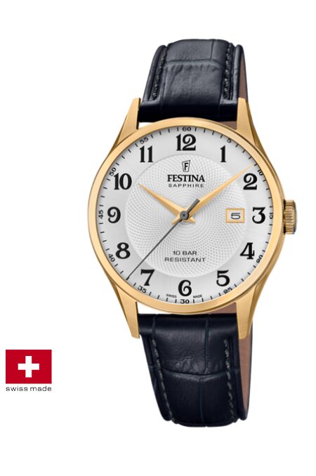 Uurwerk Festina met cijfers & datum