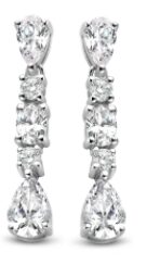 Naiomy oorring zilver zirconium