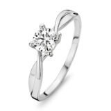 Y0646 You and Me Witgouden ring18 ct met zirconium