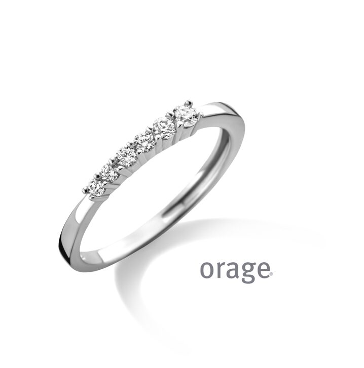 Orage ring zilver zirconium 