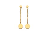 y2116 slingeroorbel 18ct geelgoud