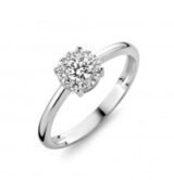 You and Me verlovingsring witgoud zirconium