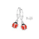 Orage Kids oorring lieverheersbeestje rood K2635