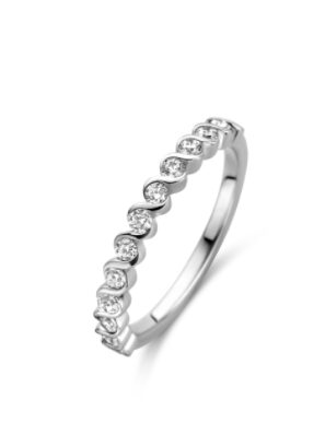 Naiomy Zilver ring  zirconium