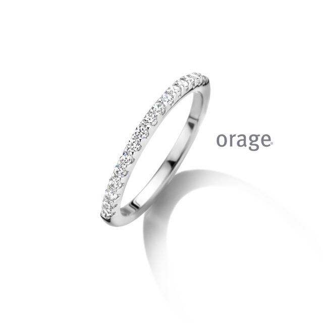 Orage ring zilver zirconium