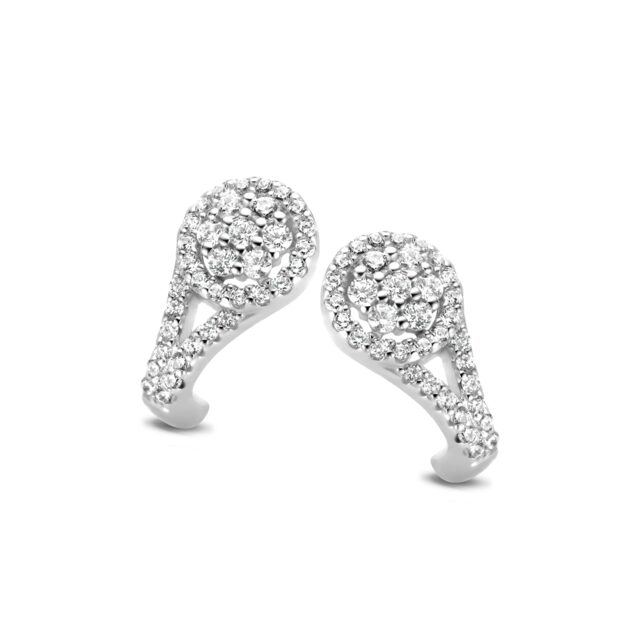 Naiomy oorringen zilver zirconuim 