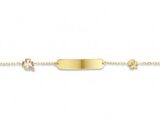 You and Me geboortearmband met klavertjes 4 