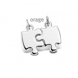 B218 Hanger puzzel zilver