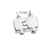 B218 Hanger puzzel zilver