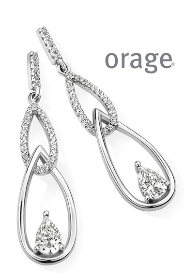 AS331 Orage oorslingers zilver