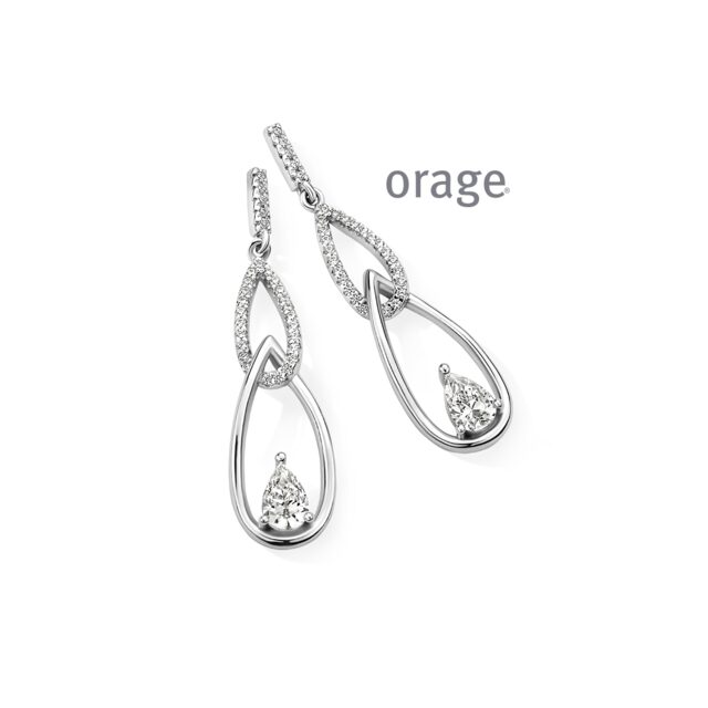 AS331 Orage oorslingers zilver