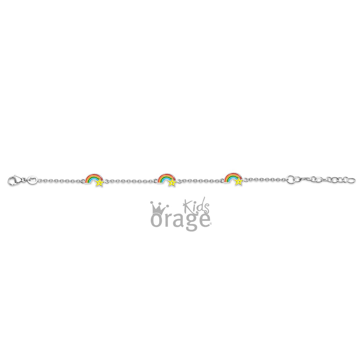 K2614 Orage Kids armband regenboog multi color