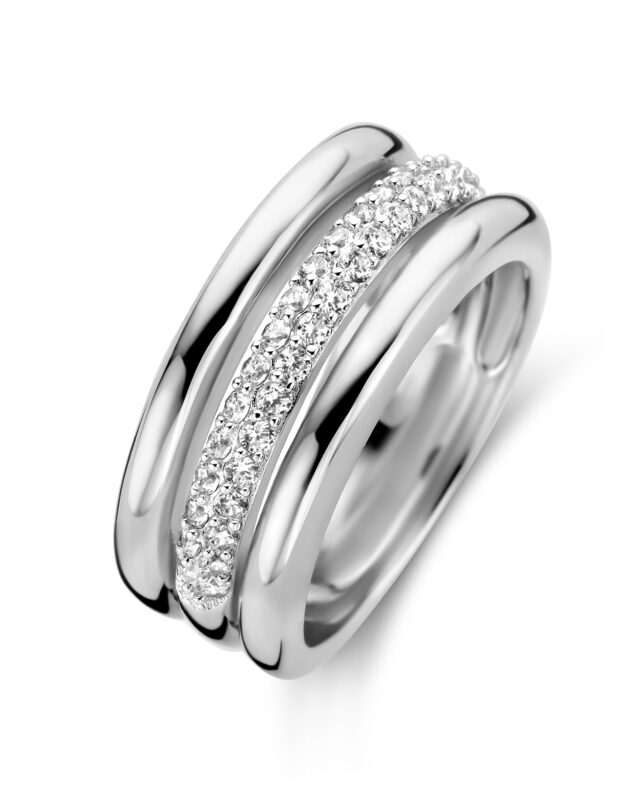Naiomy ring  zilver met zirconium 