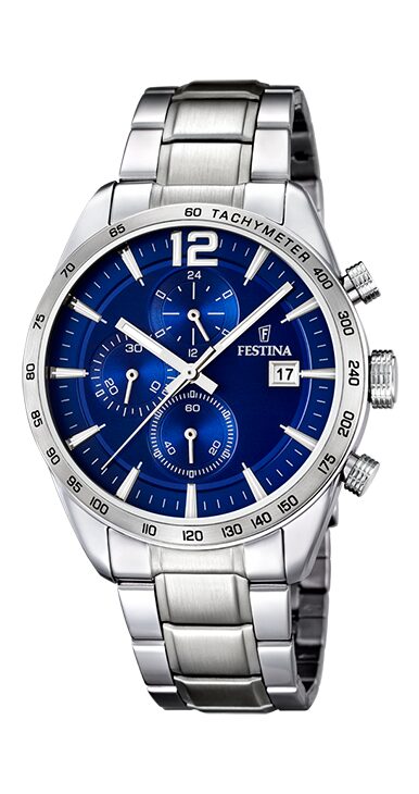 Uurwerk festina chrono blauw
