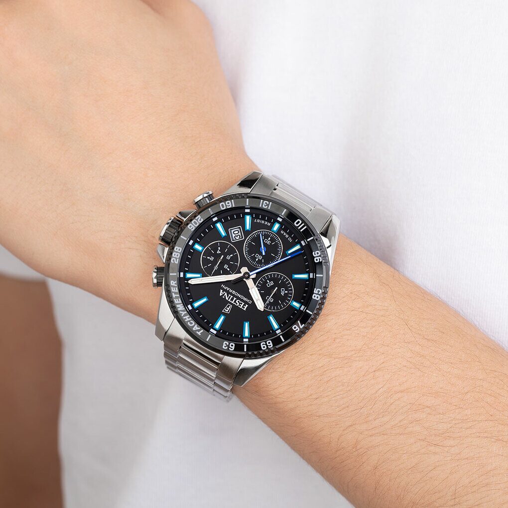 F20560/5 Uurwerk festina chrono zwart blauw