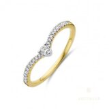 aucielle ring AR0015c geelgoud 18ct  zirconium