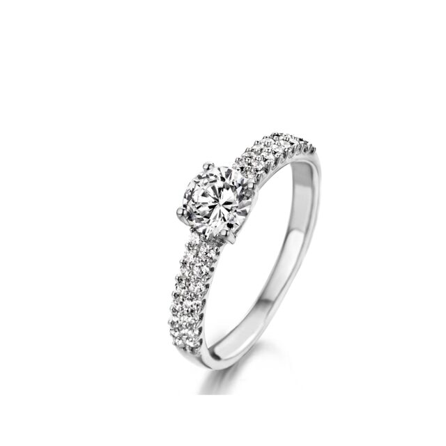 Ring Naiomy zilver met zirconium 