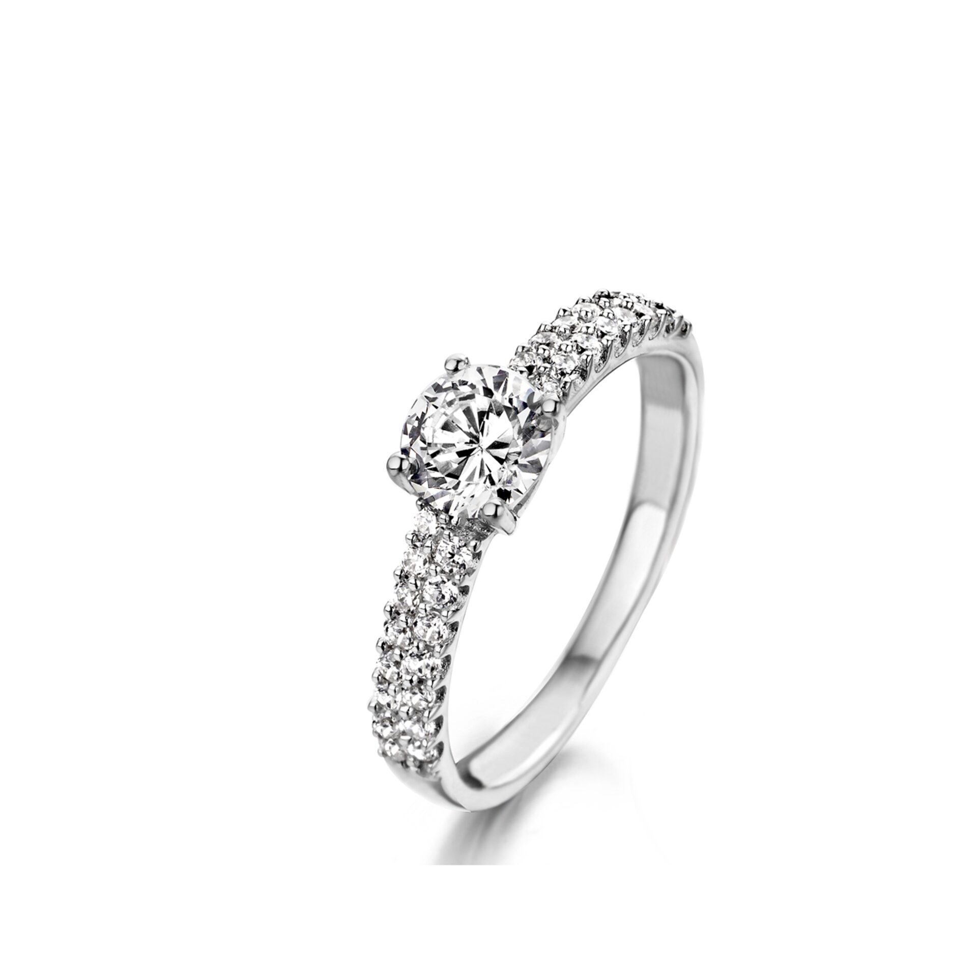 Ring Naiomy zilver met zirconium 