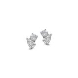 Naiomy oorringen zilver met zirconium