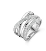 Naiomy ring zilver ring gezet met zirconium