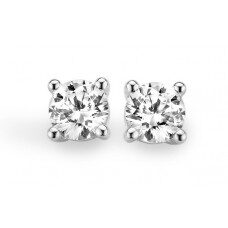 Y0872 oorring witgoud zirconium 3.75mm