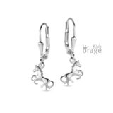 Orage Kids oorring paard zilver K2578