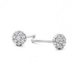 24001022 witgouden oorringen 18ct zirconium