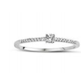 You and Me Witgouden ring met briljanten 0.130ct