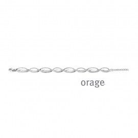 BA118 Armband orage zilver zirconium