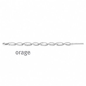 BA118 Armband orage zilver zirconium