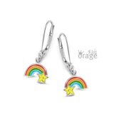 K2611 Orage Kids oorring regenboog zilver