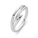 Gr2633 witgouden ring 18ct briljanten 0.07ct