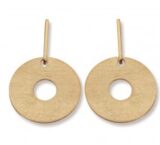  Emotions OO0956bi geelgouden oorringen 18ct  16mm cirkel wit