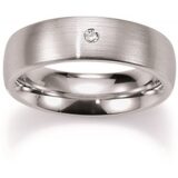 Vi/695002 trouwring zilver viventy diamant 0.02ct