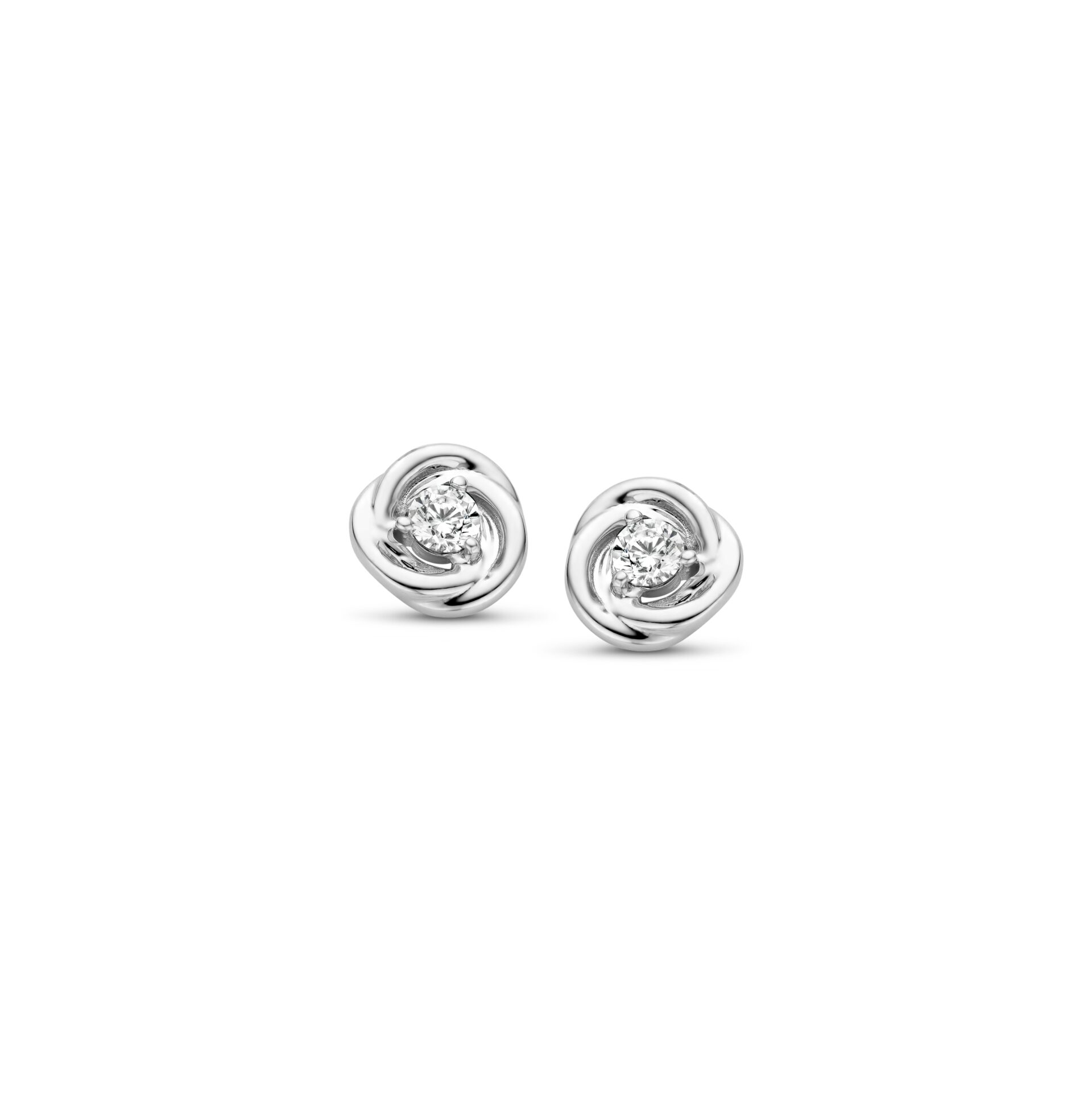 Naiomy oorring zilver zirconium