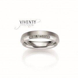 vi/698076 trouwring zilver VIVENTY diam 0,05ct (48-61)