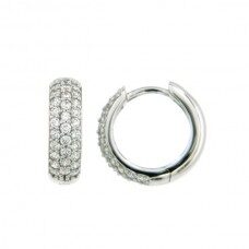 go2908wz You and Me oorringen witgoud 18ct zirconium