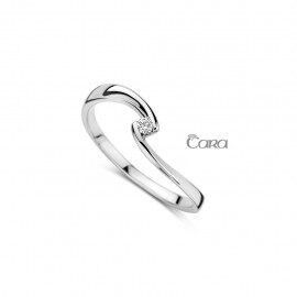 Aucielle ring Ar0046x witgoud 18ct briljant 0.040ct