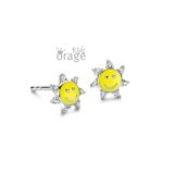 Orage Kids oorring zon geel