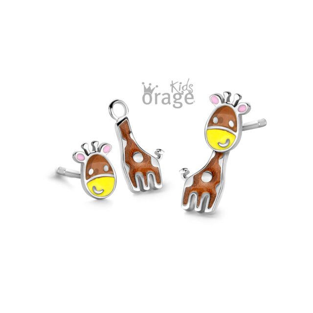 Orage kids oorring giraf