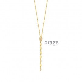 AR122 ketting met hanger verguld geel