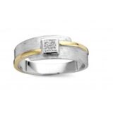Emotions  E199 Ring geel & wit goud 18ct briljant 0.040ct 