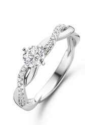 Naiomy zilver ring met zirconium 