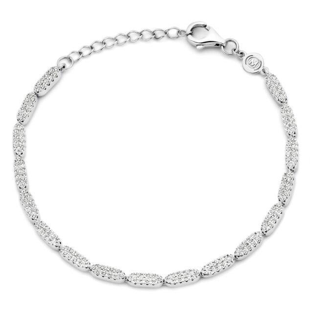 Naiomy armband zilver zirconuim 