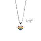 Orage Kids halketting hart multi color K2615