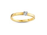 Y0086 Verlovingsring 18ct Briljant 0.150ct