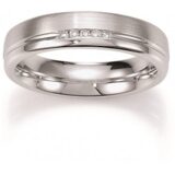 TVi/695008 trouwring zilver viventy diamant 0.05ct